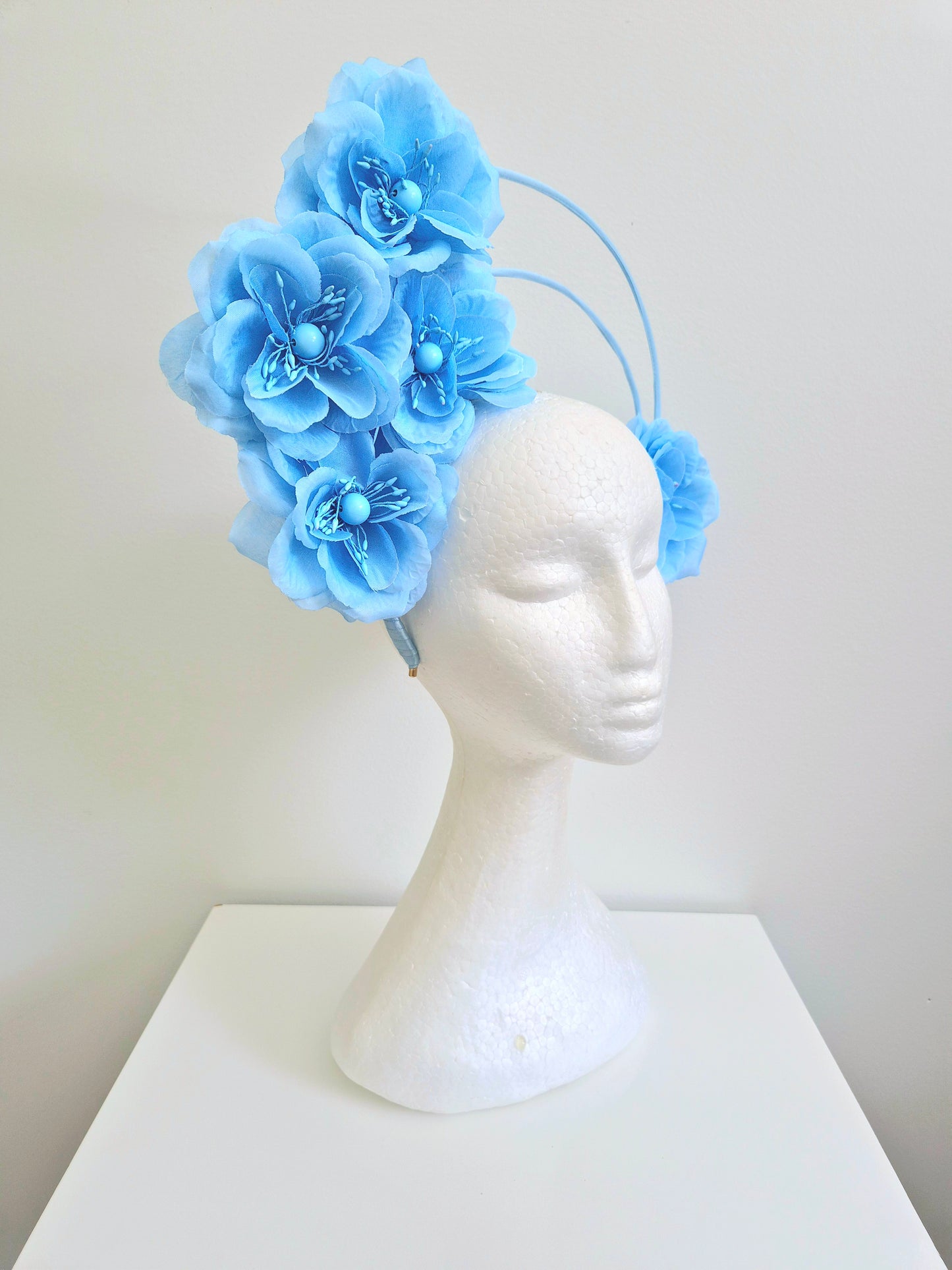 Miss Nikki. Womens double halo headband in Sky Blue