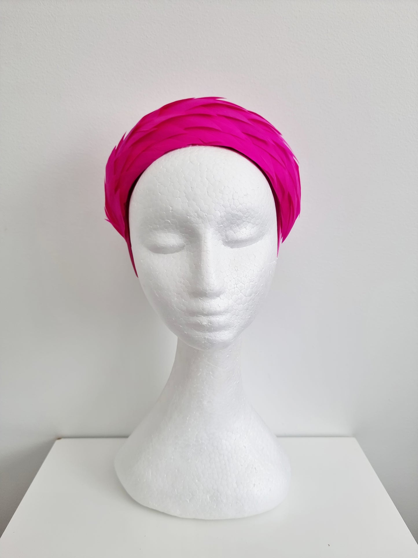 Miss Valerie. Womens Hot pink fascinator headpiece