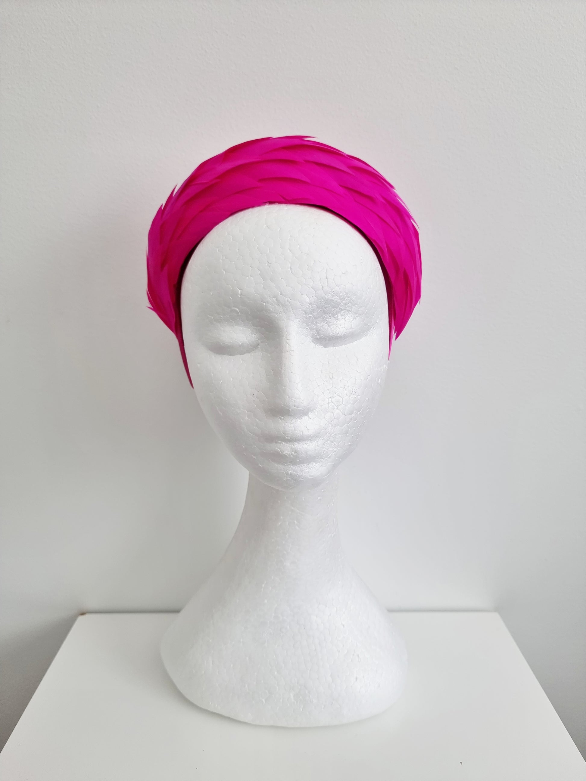 Miss Valerie. Womens Hot pink fascinator headpiece – Totally ...