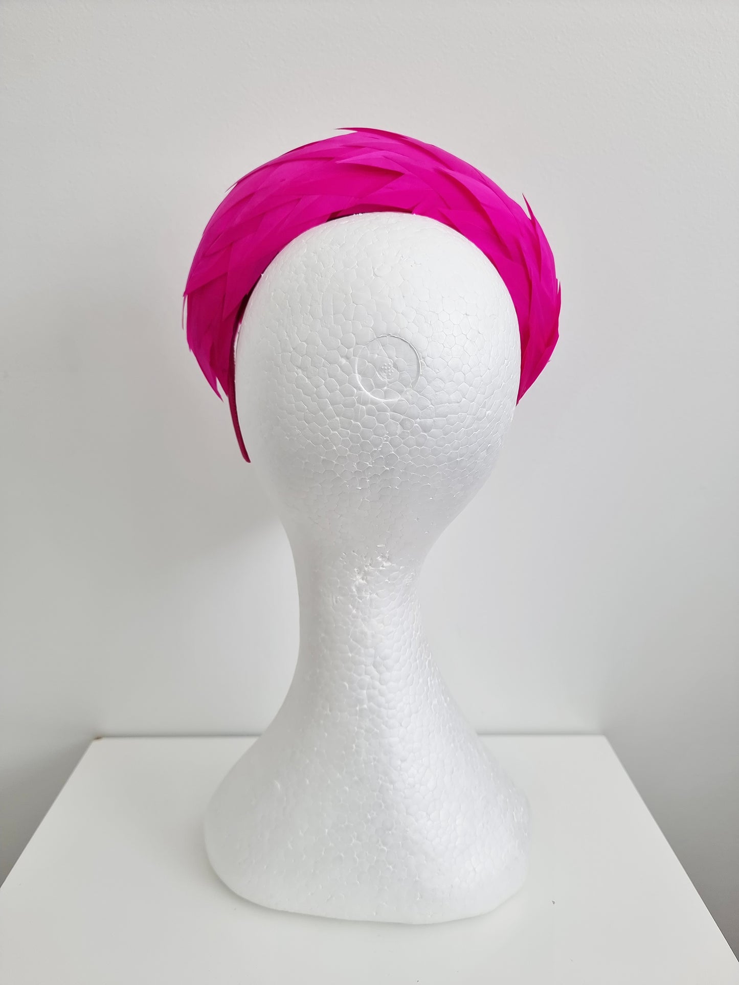 Miss Valerie. Womens Hot pink fascinator headpiece