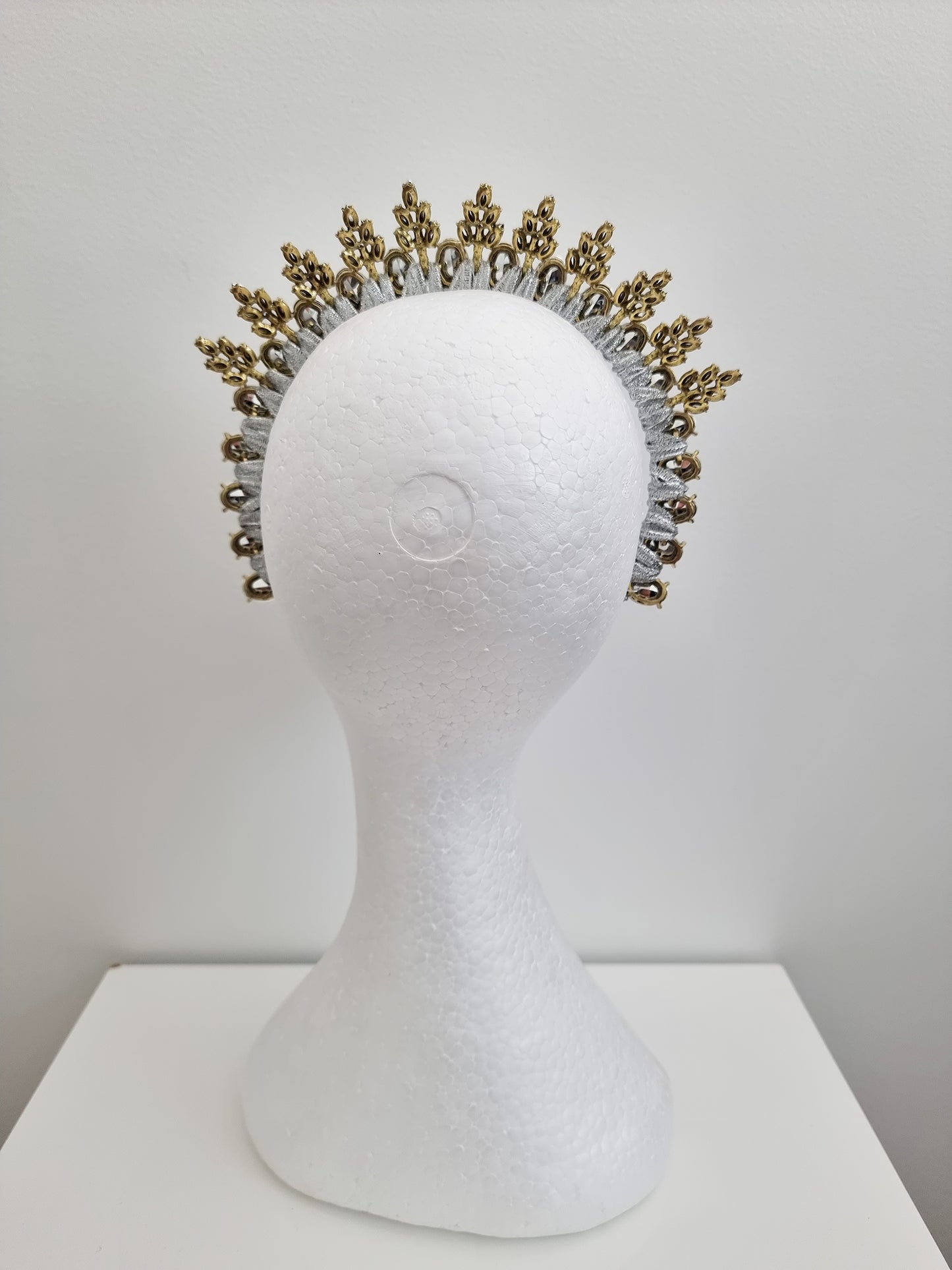 Miss Ice Maiden. Womens Silver rhinestone crown headband