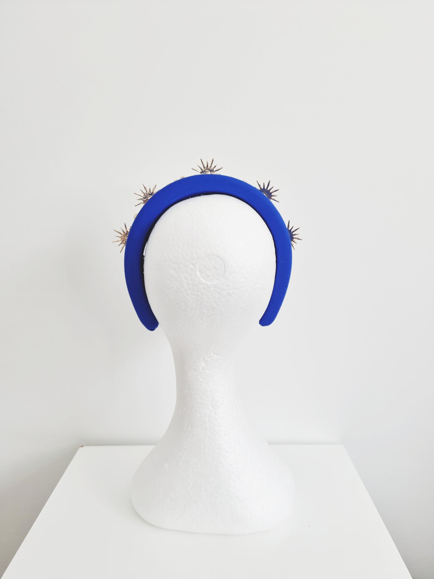 Miss Galaxy. Womens Royal blue star embellished headband with matching earings